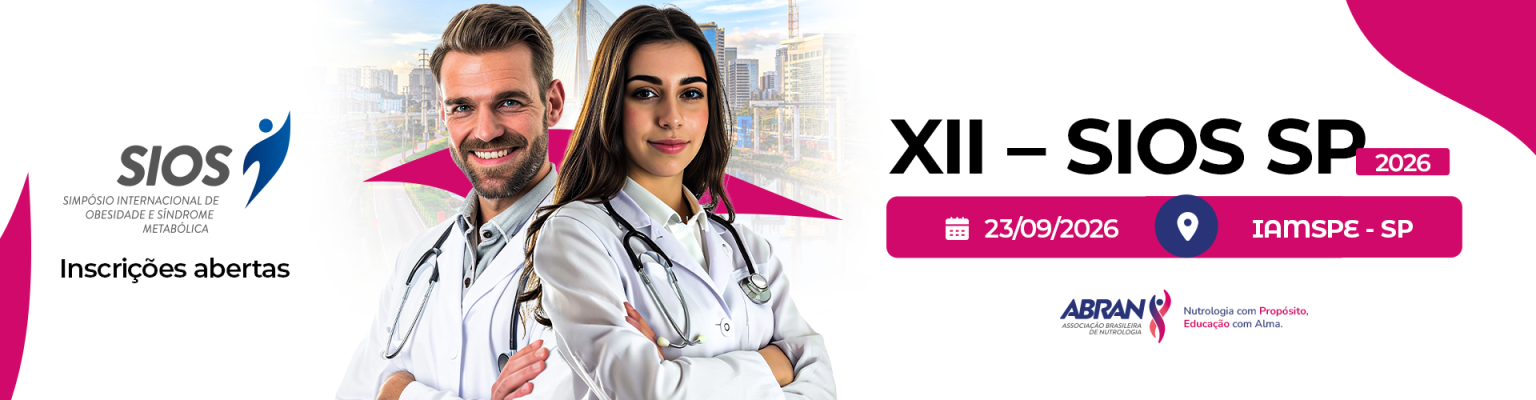 XII SIOS SP - Simpósio Internacional de Obesidade e Síndrome Metabólica